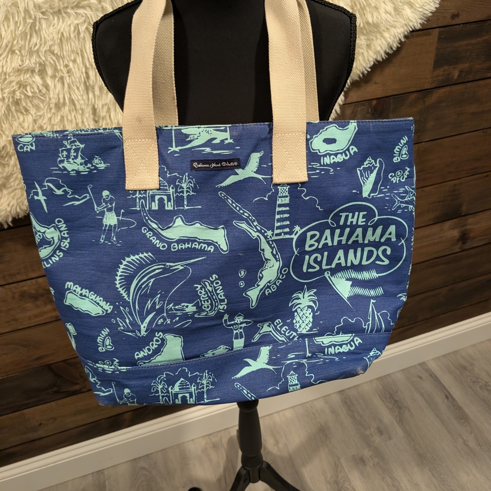 Bahama Islands Blue Tote Bag